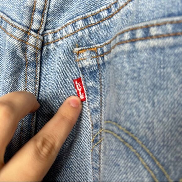 Sz 29x28"/8 Levi's Vintage 501 Skinny Distressed Jeans Preloved $118 MSRP - Picture 9 of 16